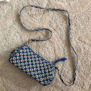 Vera Bradley small blue & floral purse